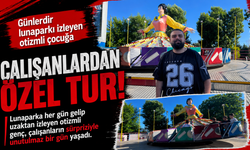 Günlerdir lunaparkı izleyen otizmli çocuğa çalışanlardan özel tur