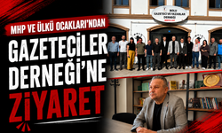 MHP ve Ülkü Ocakları'ndan Gazeteciler Derneği'ne Ziyaret