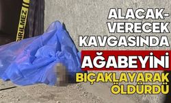 Alacak-verecek kavgasında ağabeyini bıçaklayarak öldürdü