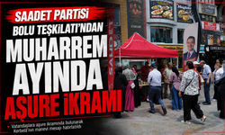 Saadet Partisi Bolu Teşkilatı'ndan Muharrem ayında aşure ikramı
