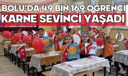 Bolu’da 49 bin 169 öğrenci karne sevinci yaşadı