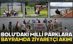 Bolu'daki milli parklara bayramda ziyaretçi akını