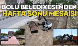 Bolu Belediyesi’nden hafta sonu mesaisi