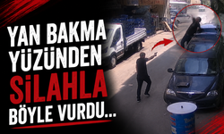 Yan bakma yüzünden silahla böyle vurdu...