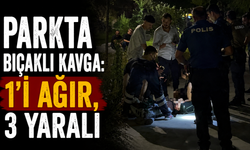 Parkta bıçaklı kavga: 1’i ağır, 3 yaralı