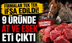 Firmalar tek tek ifşa edildi! 9 üründe at ve eşek eti çıktı
