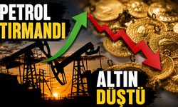 Petrol tırmandı, altın düştü