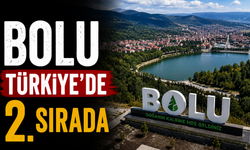 Bolu Türkiye'de 2. sırada