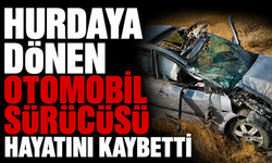 Hurdaya dönen otomobil sürücüsü hayatını kaybetti