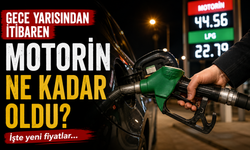 Gece yarısından itibaren motorin ne kadar oldu?