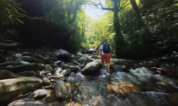 3 saatlik nefes kesen rota dron kamerasında
