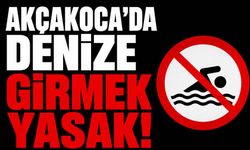 Akçakoca'da denize girmek yasak