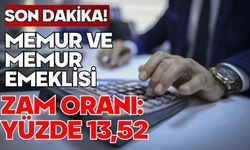 Memur ve memur emeklisi zam oranı: Yüzde 13,52