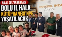 Bilal Gültekin’in Adı Bolu İl Halk Kütüphanesi’nde Yaşatılacak