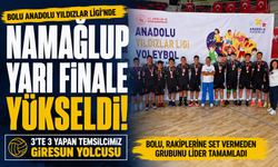 Bolu, Anadolu Yıldızlar Ligi'nde namağlup yarı finale yükseldi