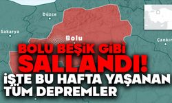Bolu Beşik Gibi Sallandı! İşte Bu Hafta Yaşanan Tüm Depremler