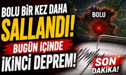 Bolu Bir Kez Daha Sallandı! Günün İkinci Depremi Meydana Geldi