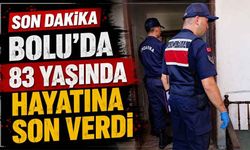 Bolu’da acı olay, 83 yaşında canına kıydı