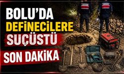 Bolu'da definecilere suçüstü operasyon