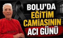 Bolu'da, eğitim camiasının acı günü