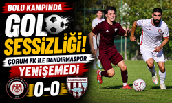 Bolu Kampında Gol Sessizliği! Çorum FK ile Bandırmaspor Yenişemedi