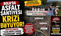 Bolu'da Asfalt Şantiyesi Krizi Büyüyor! Köylülerden "Yuva Köyü Tekrar Yaşanmasın" Çıkışı