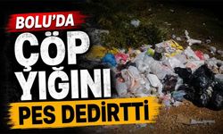 Balık tutmak için gittiği gölde çöp yığınıyla karşılaştı