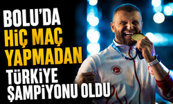 Bolu'da hiç maç yapmadan Türkiye şampiyonu oldu