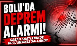 Bolu'da Sabah Saatlerinde Deprem