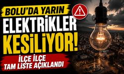 Bolu'da Yarın Elektrikler Kesiliyor! İlçe İlçe Tam Liste Açıklandı