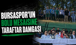 Bursaspor'un Bolu Mesaisine Taraftar Damgası