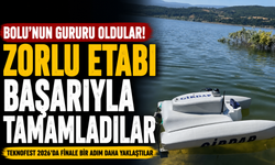 Bolu'nun gururu oldular! Zorlu etabı başarıyla tamamladılar