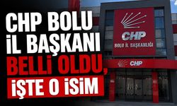 Chp Bolu İl Başkanı Kesinleşti