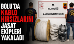 Bolu'da kablo hırsızlarını JASAT ekipleri yakaladı