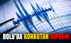 Bolu’da korkutan deprem!