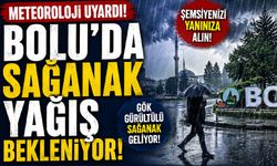 Meteoroloji Uyardı! Bolu'da Sağanak Yağış Bekleniyor