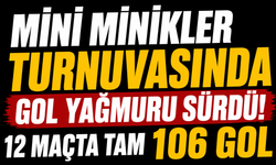 Mini Minikler Turnuvasında Gol Yağmuru Sürdü! 12 Maçta Tam 106 Gol