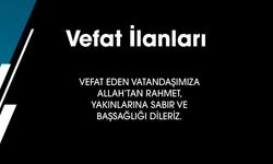 Bolu'da Vefat İlanı 31.07.2026