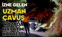 İzne gelen uzman çavuş kazada hayatını kaybetti