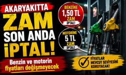 Akaryakıtta zam son anda iptal! Benzin ve motorin fiyatları değişmeyecek