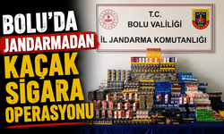 Bolu’da Jandarmadan Kaçak Sigara Operasyonu