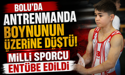 Bolu’da Antrenmanda Boynunun Üzerine Düştü! Milli Sporcu Entübe Edildi