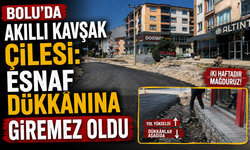 Bolu’da Akıllı Kavşak Çilesi: Esnaf Dükkânına Giremez Oldu