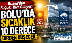 Rusya’dan Soğuk Hava Geliyor: Bolu’da Sıcaklık 10 Derece Birden Düşecek