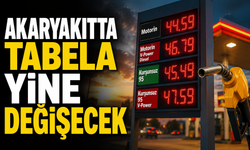 Akaryakıtta tabela yine değişecek