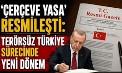 ‘Çerçeve Yasa’ resmileşti: Terörsüz Türkiye sürecinde yeni dönem