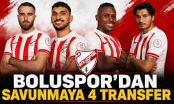 Boluspor'dan savunmaya 4 transfer