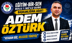 Eğitim-Bir-Sen Bolu’da Başkanlık Yarışı Hareketlendi: Adem Öztürk Adaylığını Açıkladı