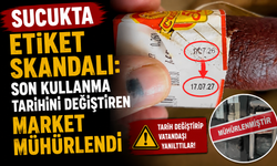 Sucukta etiket skandalı: Son kullanma tarihini değiştiren market mühürlendi