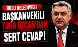 Bolu belediyesi başkanvekili Tuna Özcan'dan sert cevap